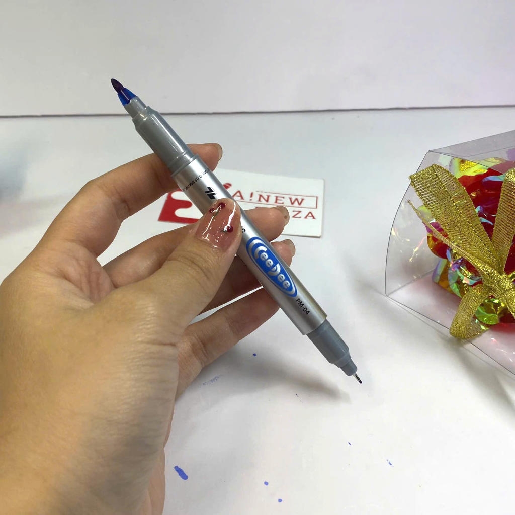 Bút Lông Dầu 2 Đầu Thiên Long PM04 – Sản Phẩm Đa Năng Cho Nét Viết Linh Hoạt