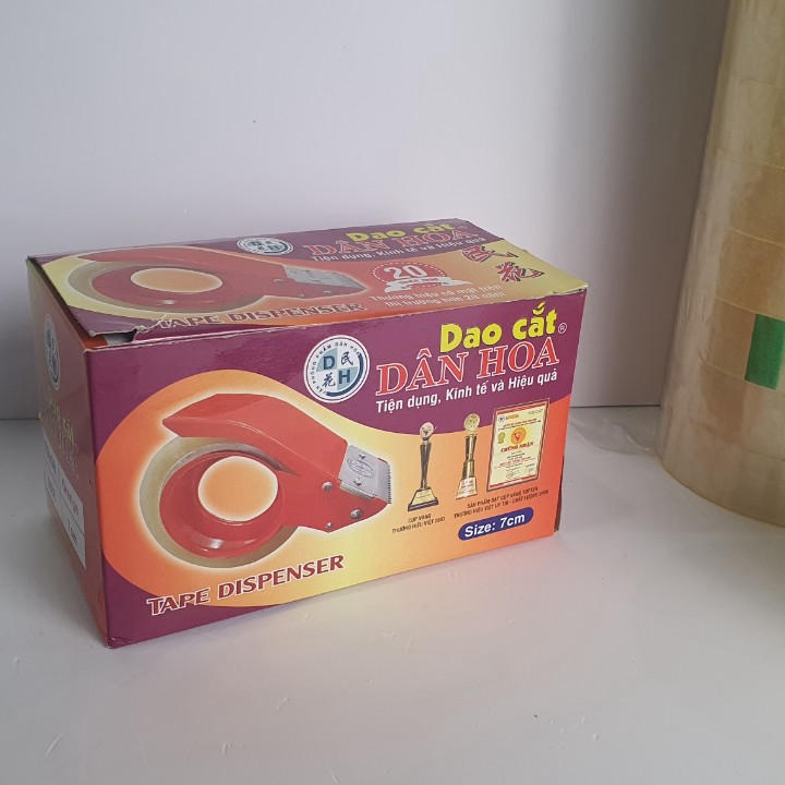 Dụng cụ cắt băng keo cầm tay 7F Dân Hoa