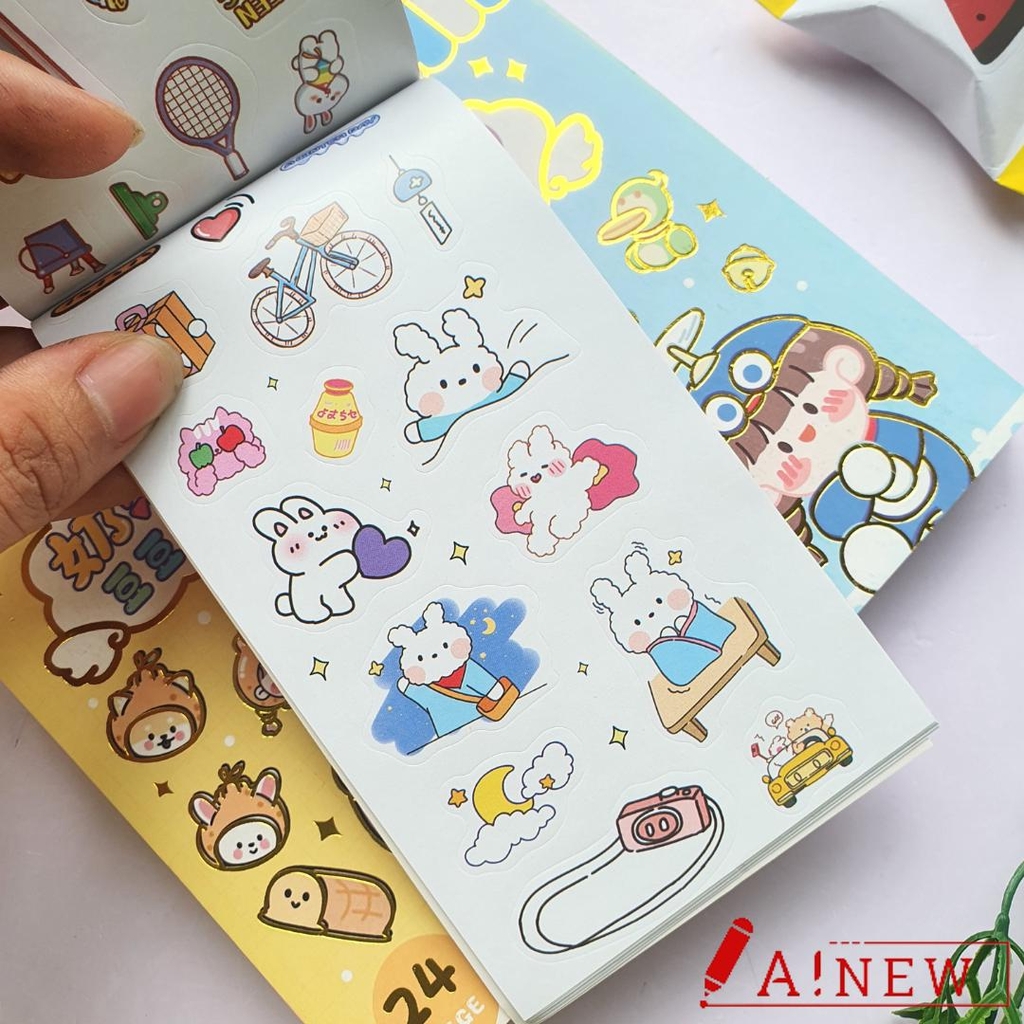 Sổ sticker 24 tờ / Hình dán nhiều mẫu