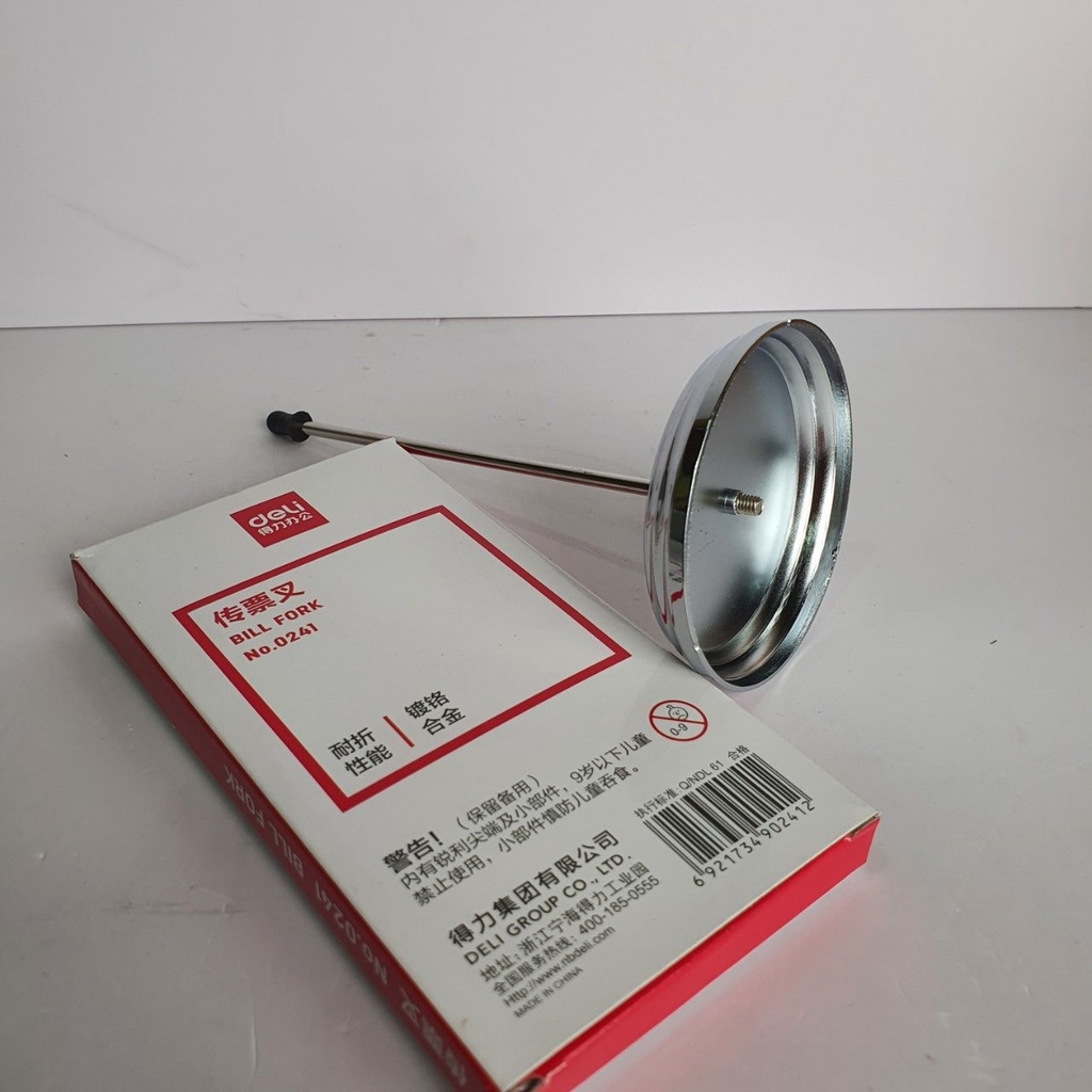 Cây ghim giấy để bàn Inox Deli 0241