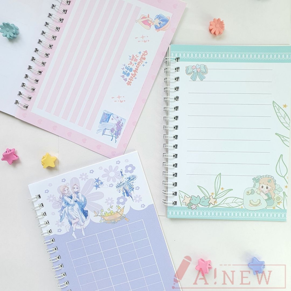 Sổ Sticker giấy, STicker trong suốt, Sổ ghi chép