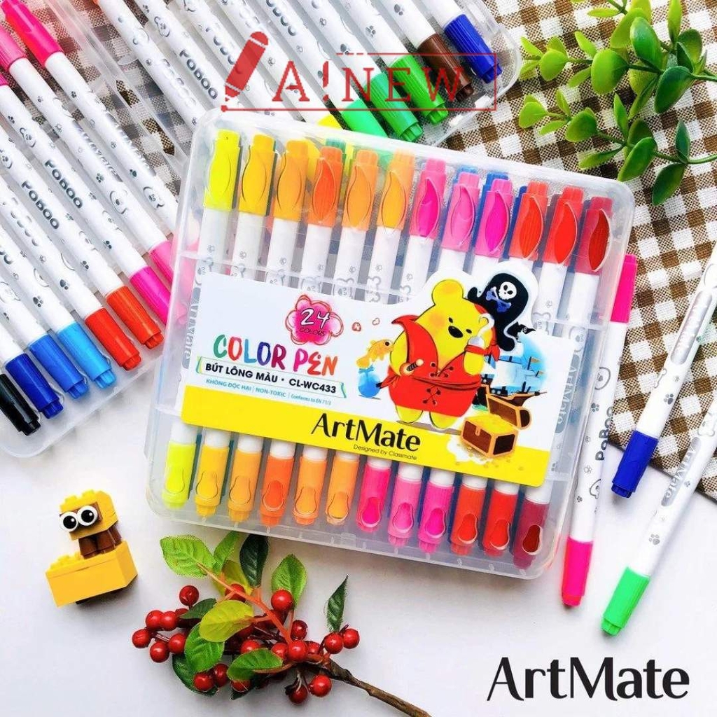 Bút Lông 2 Đầu Màu Sắc Tươi Sáng