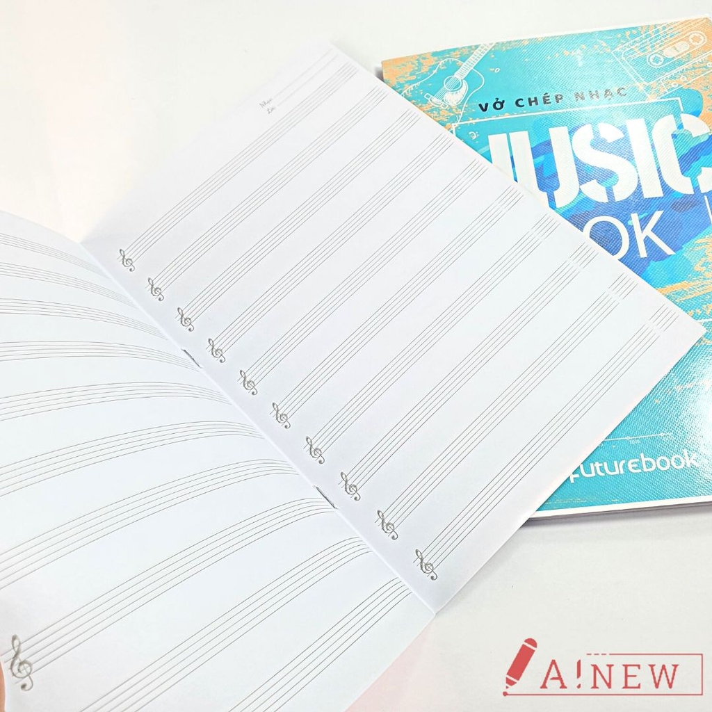 Vở chép nhạc Futurebook / Book Music / 44 trang / CN-208 / mã số 62081