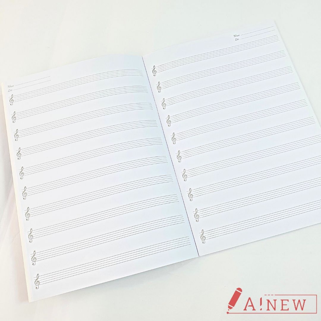 Vở chép nhạc Futurebook / Book Music / 44 trang / CN-208 / mã số 62081
