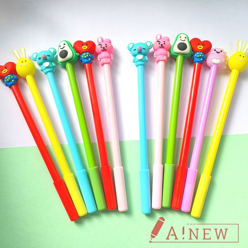 Bút Mực Gel Ngòi Xanh Dể Thương-Bút Gel Mực hình Thú