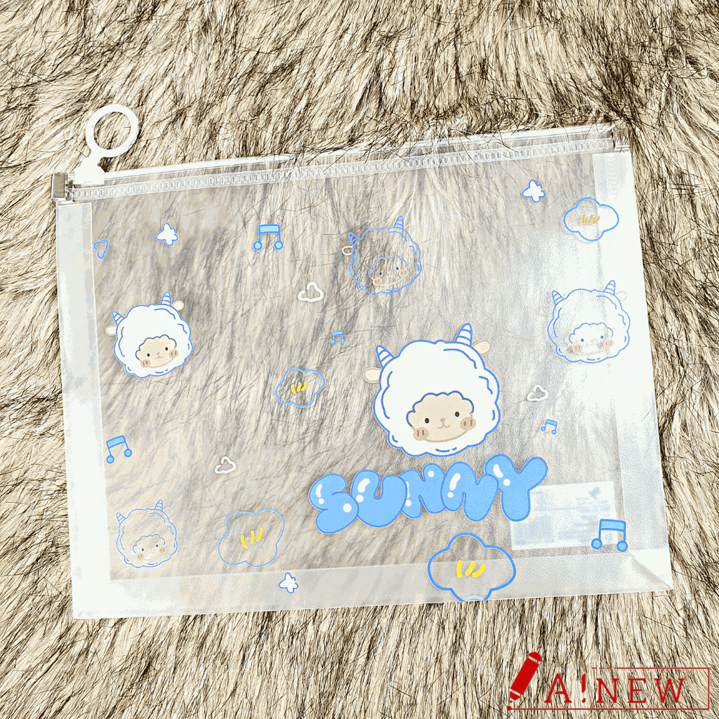Túi zip đựng giấy kiểm tra A4 A5 / Túi zip / Bìa lá đựng giấy kiểm tra A4 / A5-8672 / mã số 286728 /287114