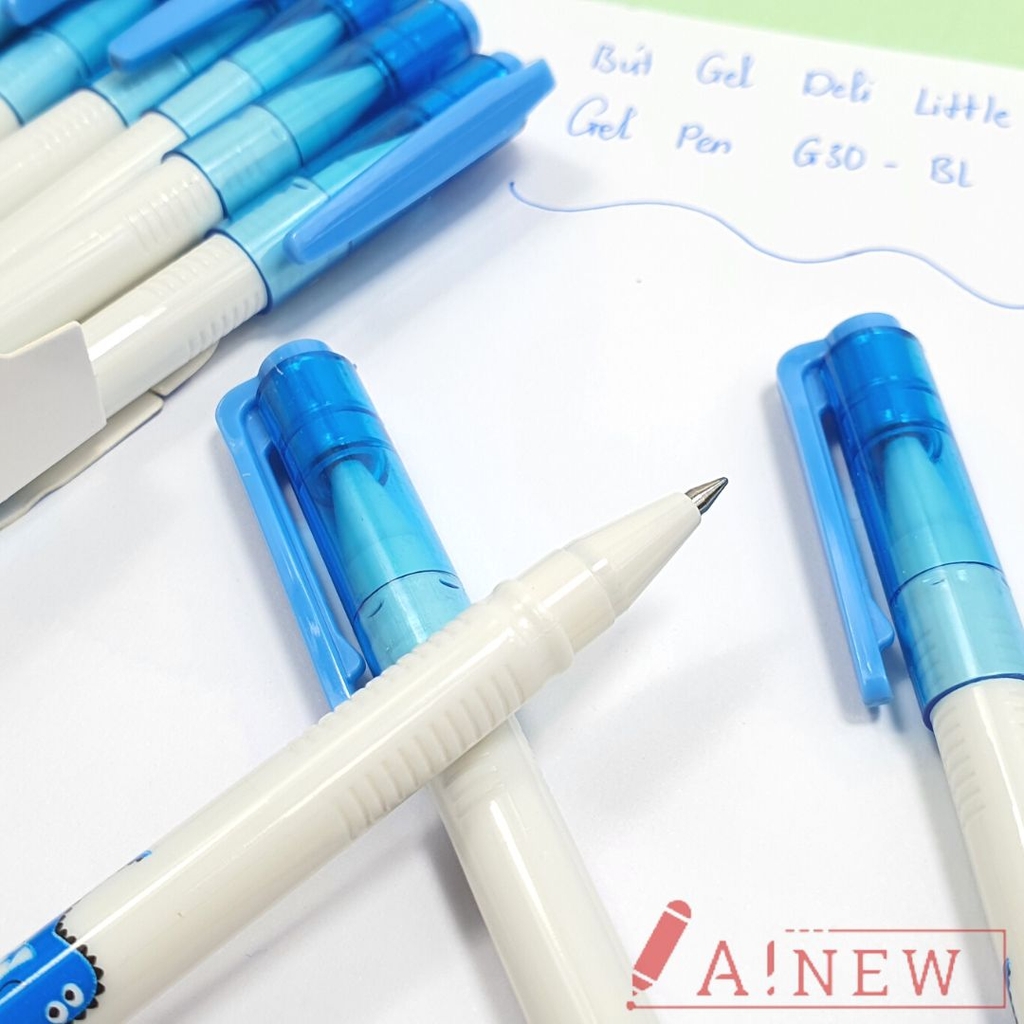 Bút gel Deli Little Dion/ G30-BL 0.5mm/ Mã số 8380