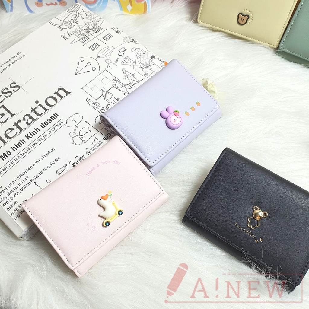 Ví cầm tay mini nữ-ví đựng tiền dễ thương