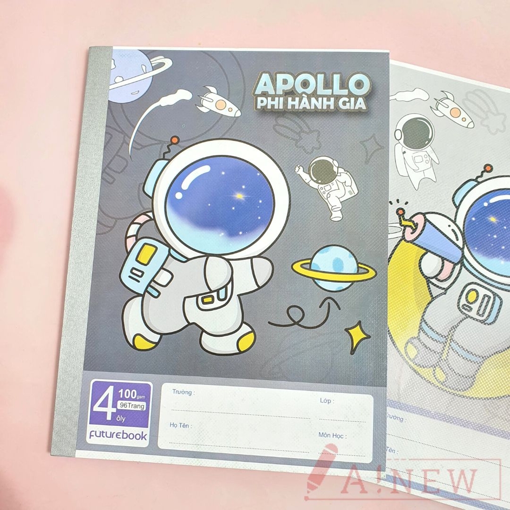 VỞ Ô LY 96 TRANG FUTURE BOOK / APOLLO PHI HÀNH GIA