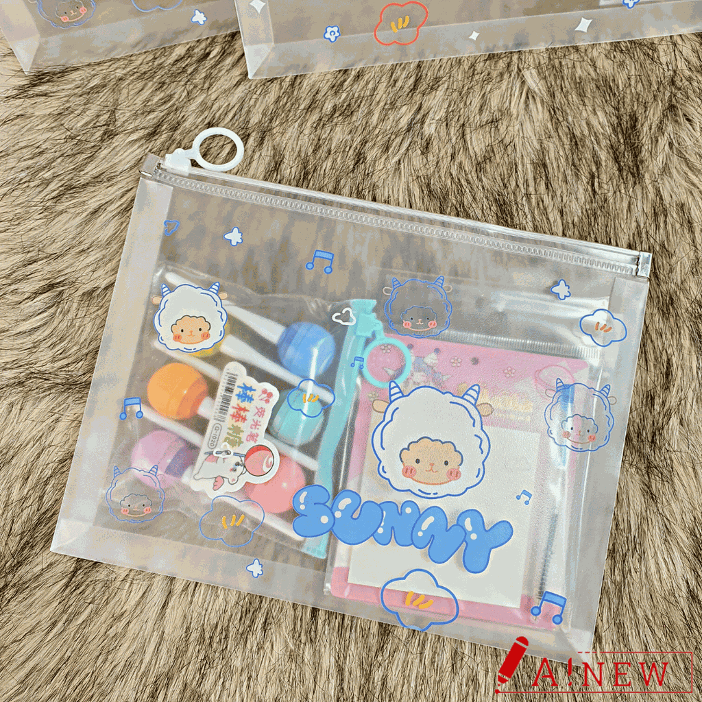Túi zip đựng giấy kiểm tra A4 A5 / Túi zip / Bìa lá đựng giấy kiểm tra A4 / A5-8672 / mã số 286728 /287114