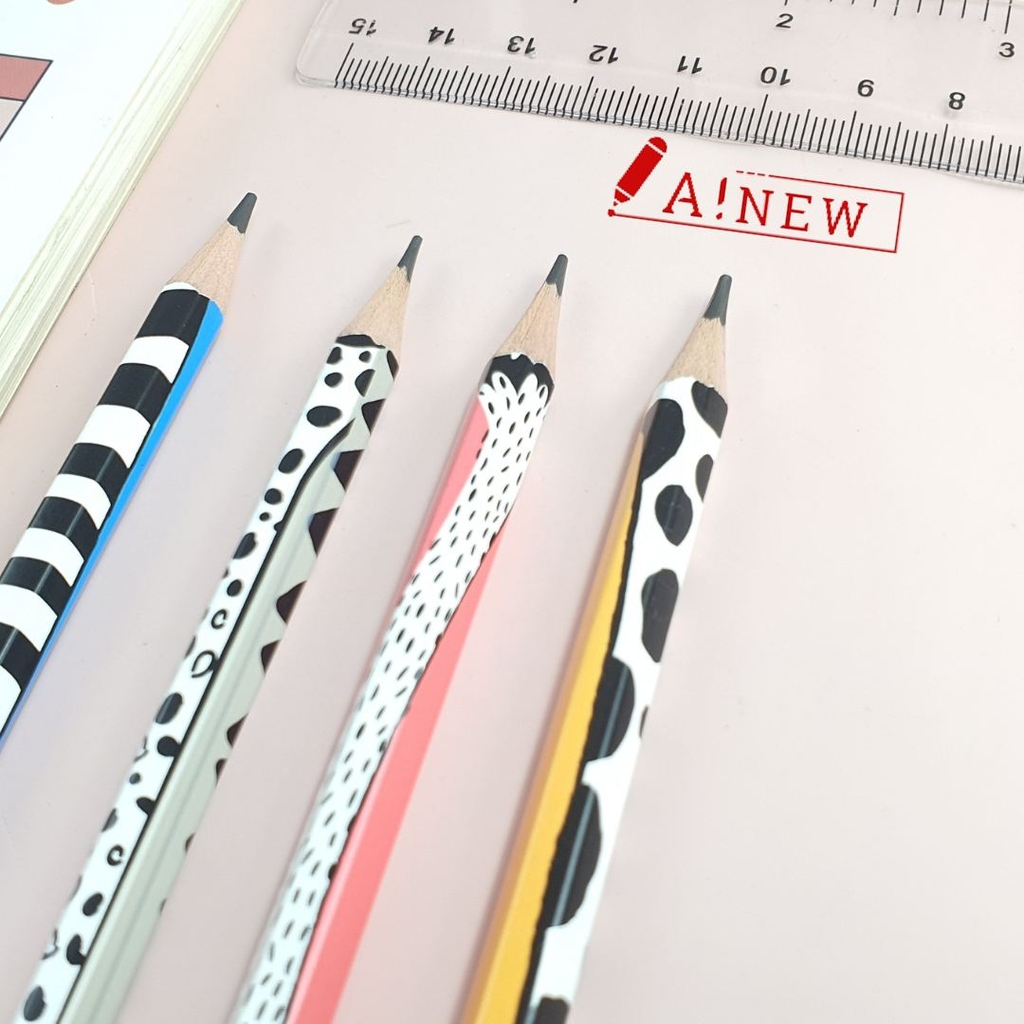 Hộp bút chì gỗ 12 cây nhiều màu