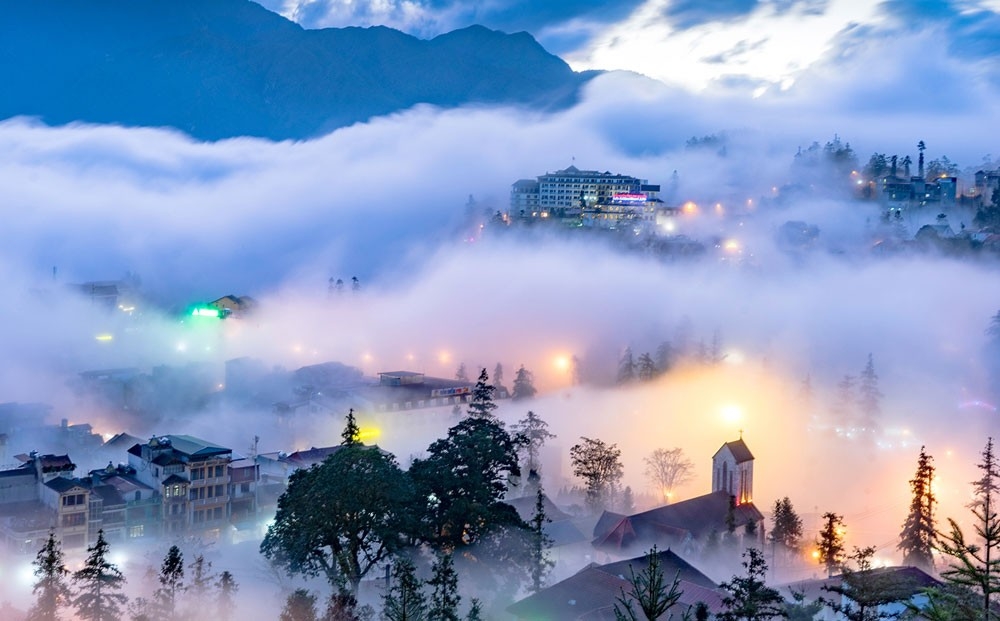 TOUR DU LỊCH HÀ NỘI – SAPA – HÀ KHẨU 3 NGÀY 2 ĐÊM Toàn cảnh sapa