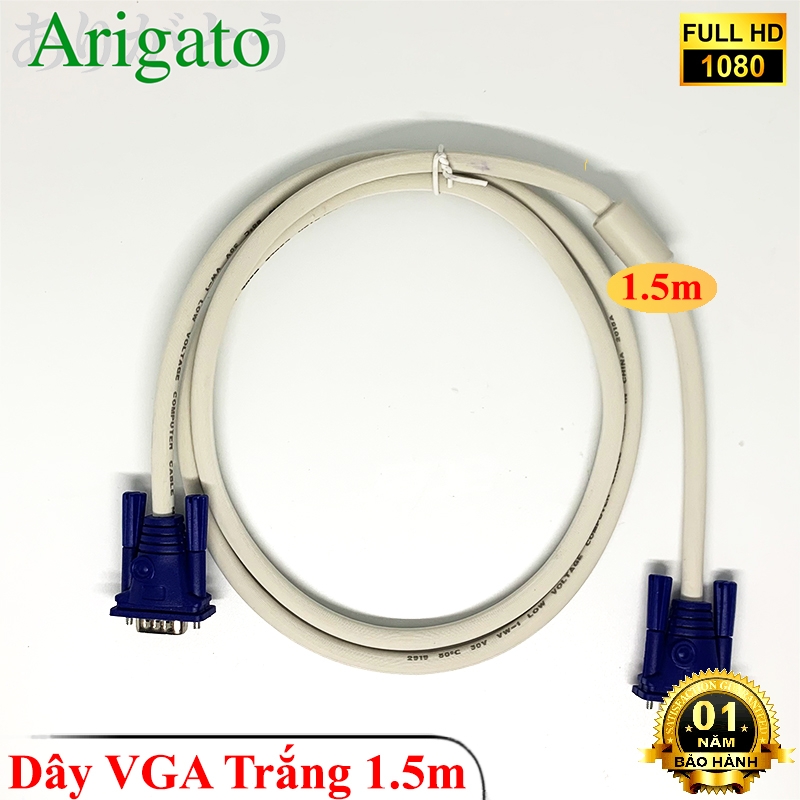 Dây VGA Trắng 1.5m