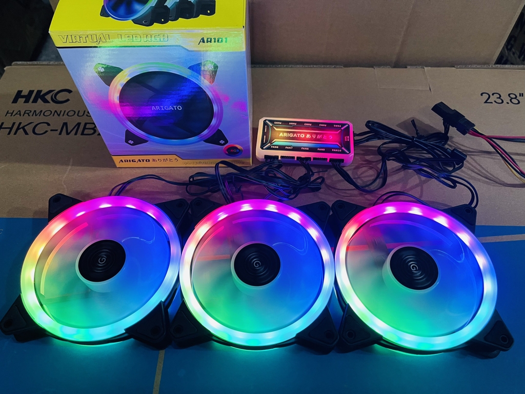 Fan Case LED Arigato 101 Combo