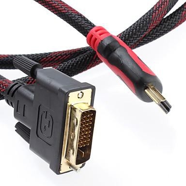 Cáp Chuyển Tín Hiệu DVI/HDMI Bọc Cước - Arigato