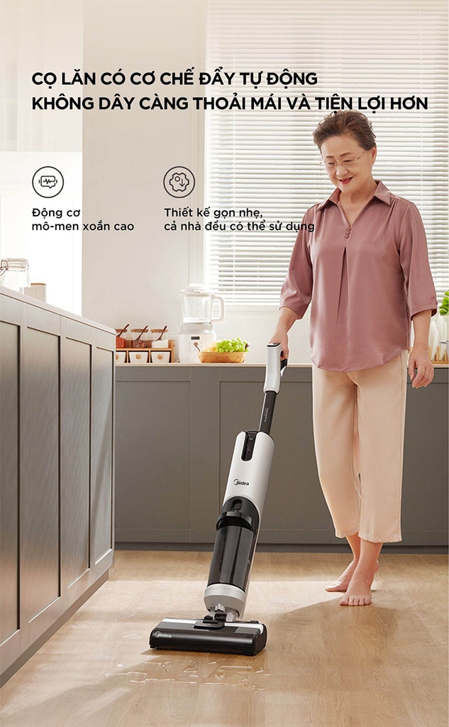 Máy Hút Bụi Lau Nhà Thông Minh Midea X8