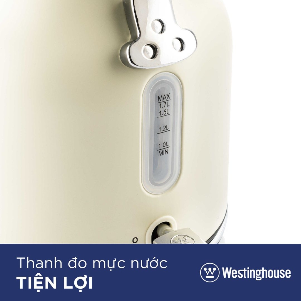 Ấm Điện Đun Nước Westinghouse WKWKH148 1.7L 2200W
