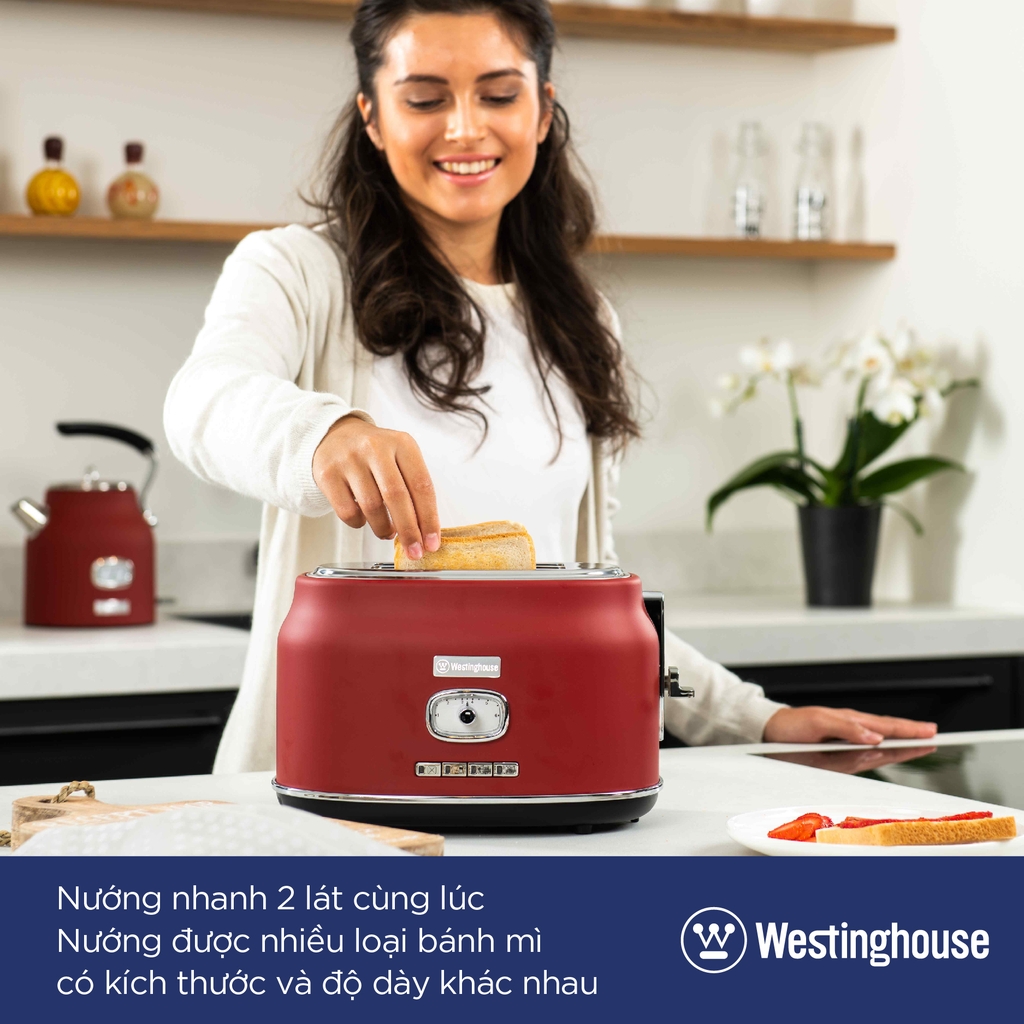 Máy Nướng Bánh Mỳ 2 Lát Westinghouse WKTTB857 815W