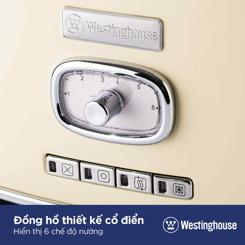 Máy Nướng Bánh Mỳ 2 Lát Westinghouse WKTTB857 815W