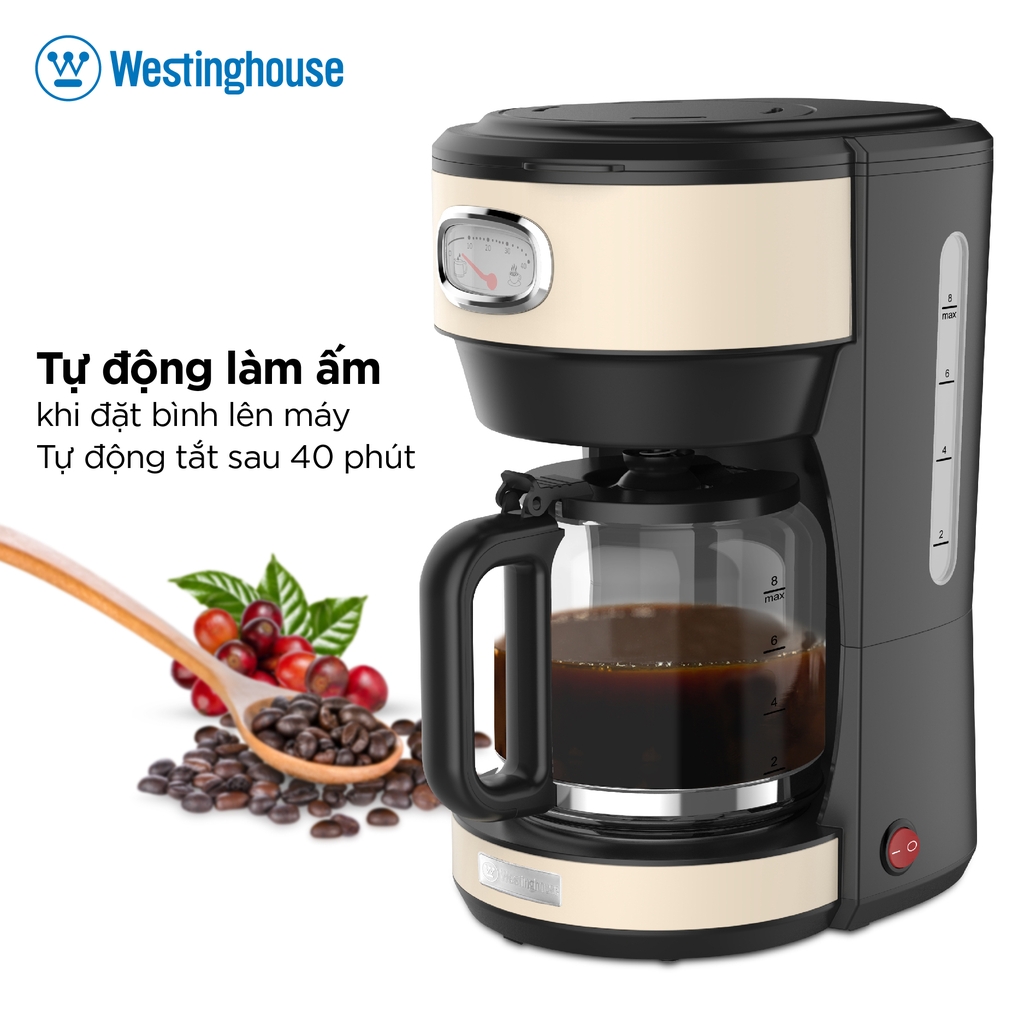 Máy Pha Cà Phê Westinghouse WKCMR621 1.25L 1000W