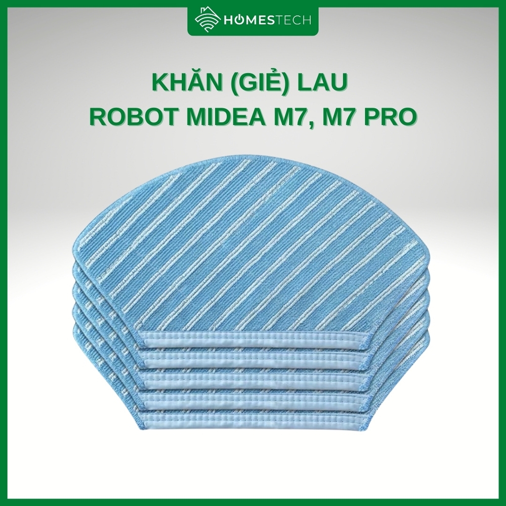Khăn (giẻ) Lau Robot Hút Bụi Midea M7, M7 Pro