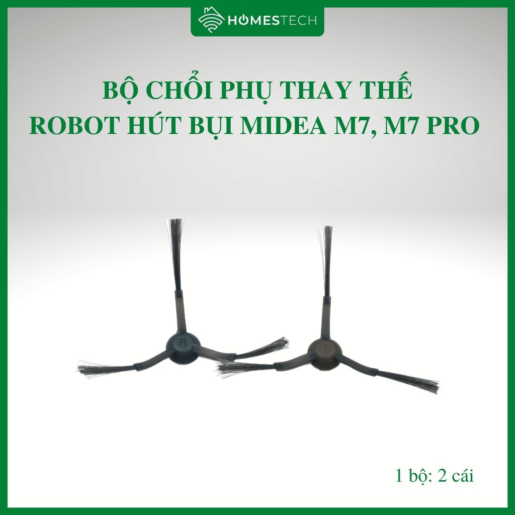 Bộ Chổi Phụ Thay Thế Cho Robot Hút Bụi Midea M6, M7, M7 Pro