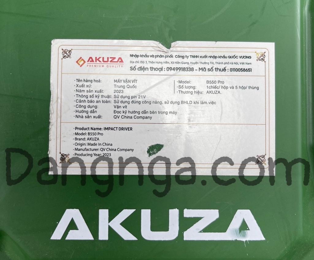 Máy Siết Bulong Akuza 550NT