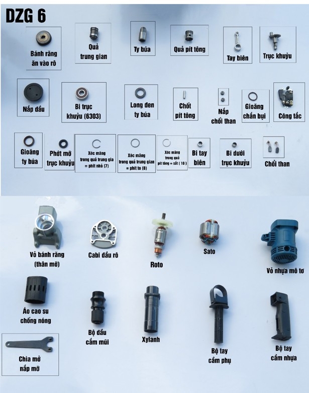 Phụ kiện Máy đục phá DONGCHENG DZG6 (17MM)