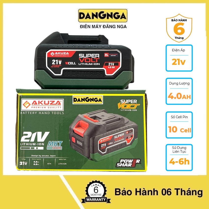 PIN 21V Akuza Chân Phổ Thông (Makita)
