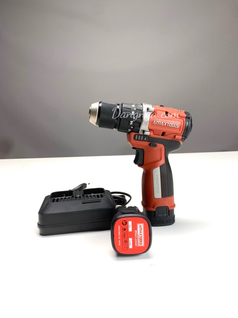 MÁY KHOAN PIN 16V CÓ BÚA AMAXTOOLS AKI5510SM