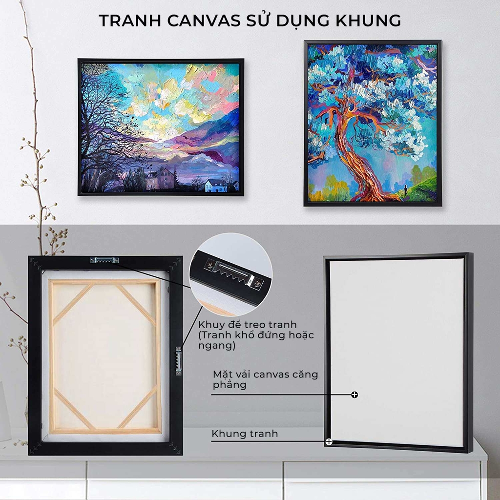 Tranh ngọn núi HNEN05