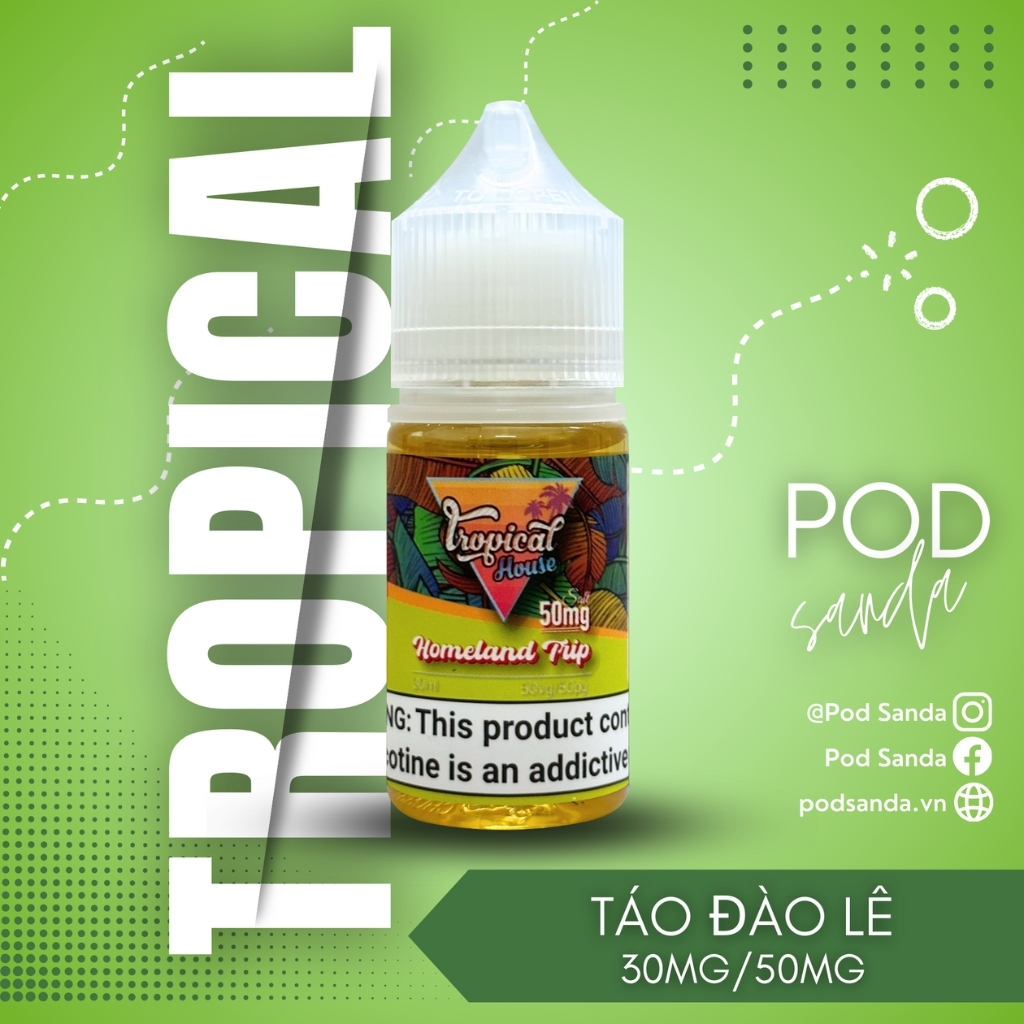 Tropical House Juice Táo Đào Lê Lạnh (Homeland Trip)