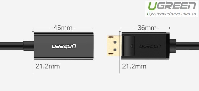 Cáp chuyển Displayport sang HDMI chính hãng Ugreen