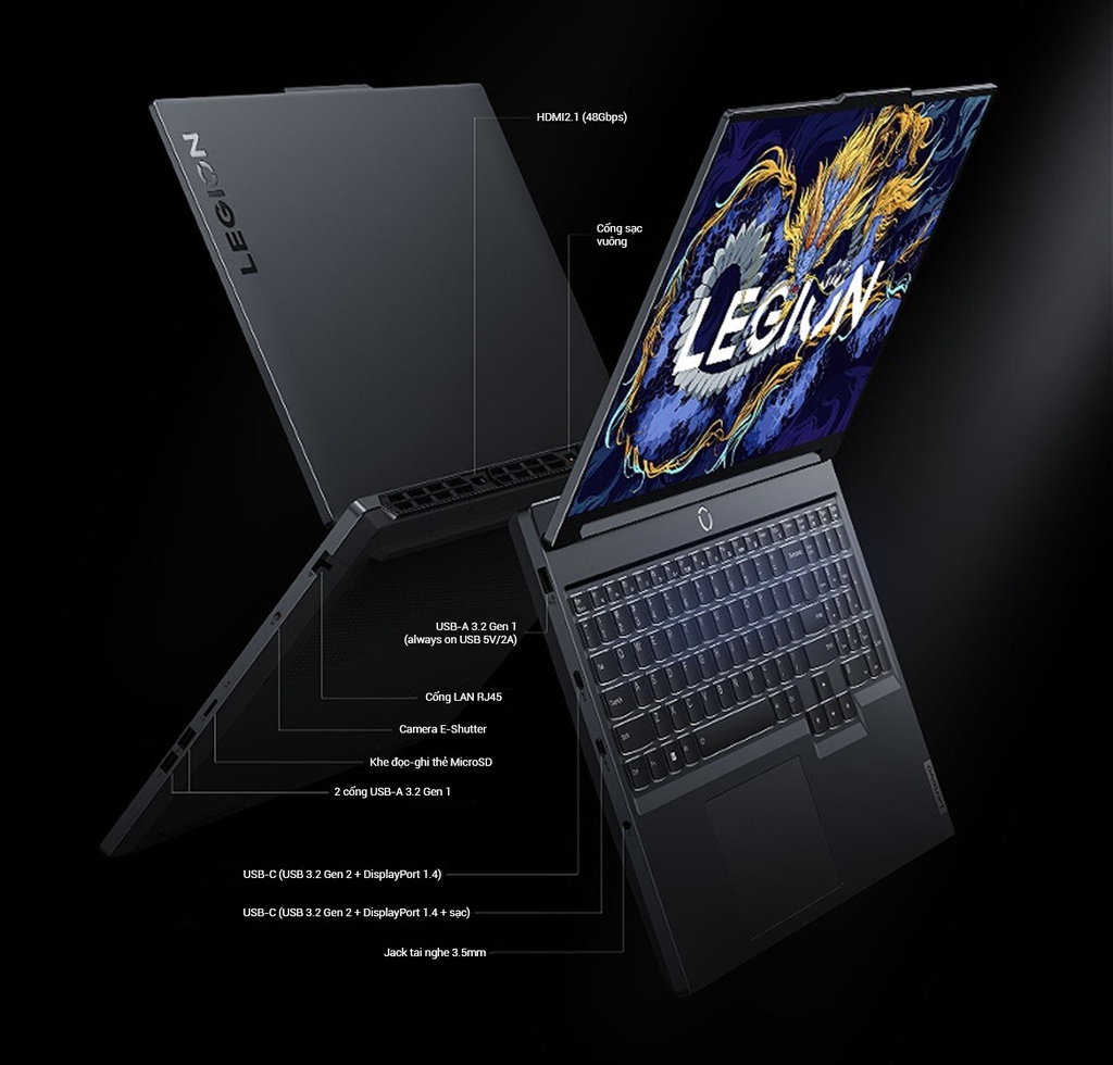 ( Mới 100% ) Lenovo Legion 5 Y7000P 2024 i7 14700HX RAM 16GB SSD 1TB RTX 4070 16