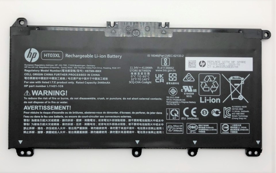 PIN LAPTOP HP HT03XL