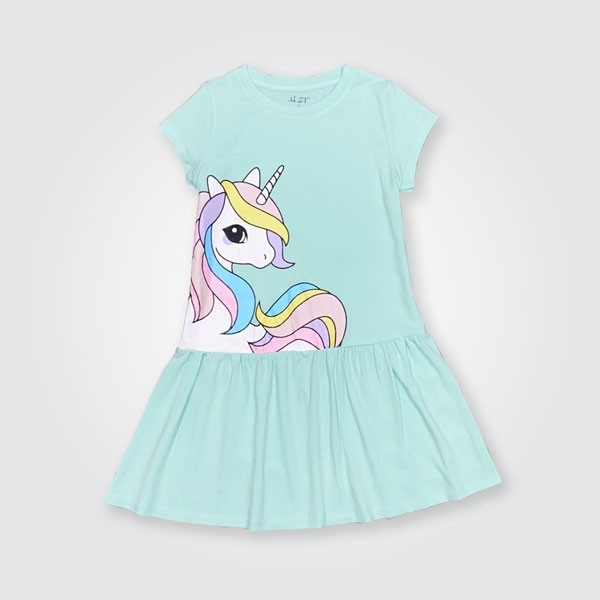 Váy cho bé gái Unicorn BOMINES, đầm Unicorn vải cotton thoáng mát ...