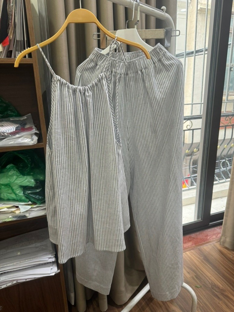 Quần cạp chun linen Lauryn