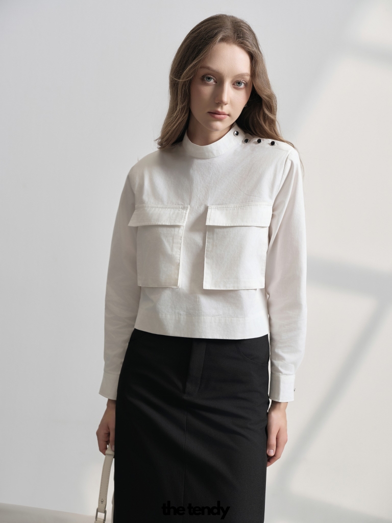 Chân váy VANESSA dáng dài, vintage, phom dáng basic, style Hàn, 2 màu xám/đen