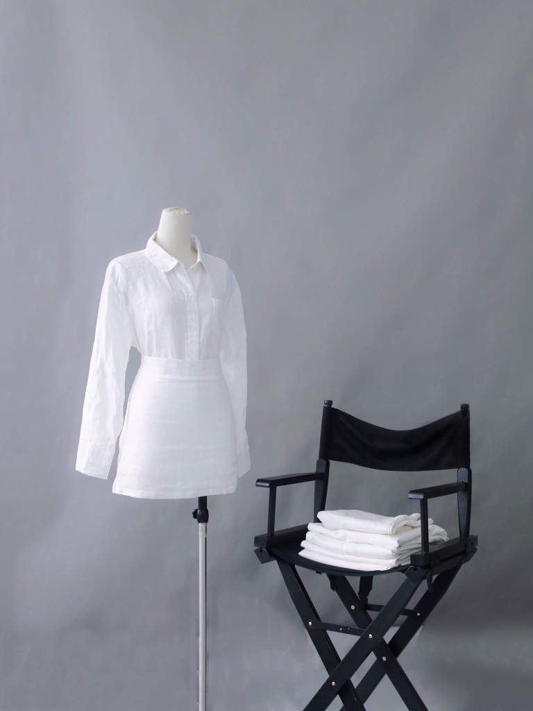 Áo linen Camélia, basic, thanh lịch, chuẩn phom