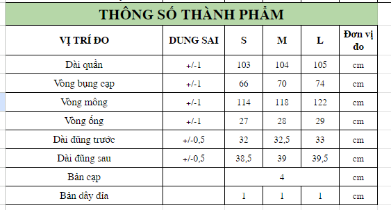 Quần dài Symphony