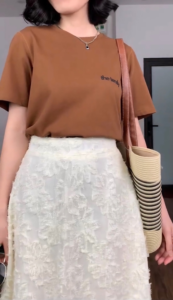 Áo thun Casey tay ngắn, nhiều màu, form vừa, chất cotton 100%