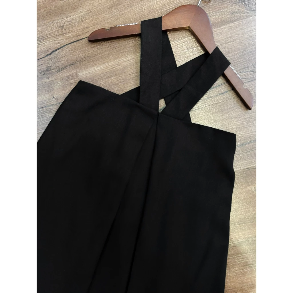 Áo linen (có thể mặc như váy) La Jacinthe 3 màu: Đen, Trắng, Muối tiêu