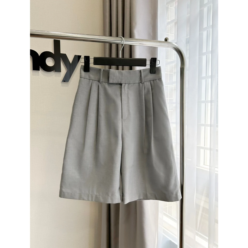 Quần lửng ARLEY, 2 màu đen/ghi, phom chuẩn