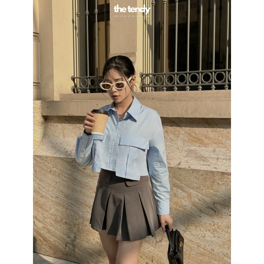 Chân váy tennis ngắn xếp ly ELLIE