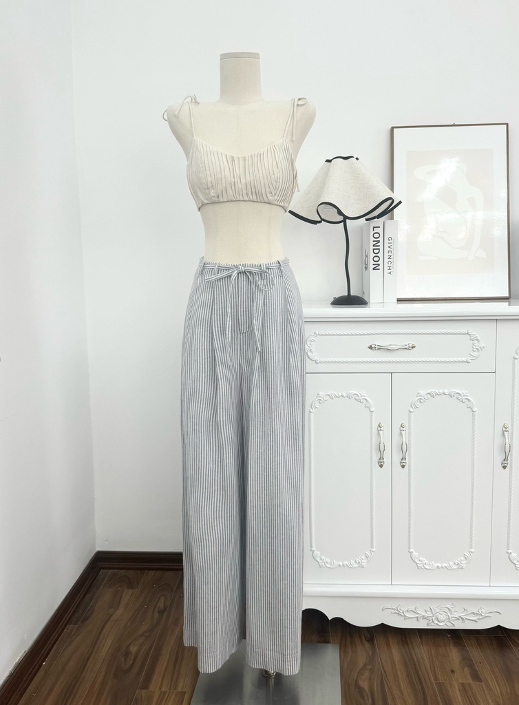 Quần cạp chun linen Lauryn
