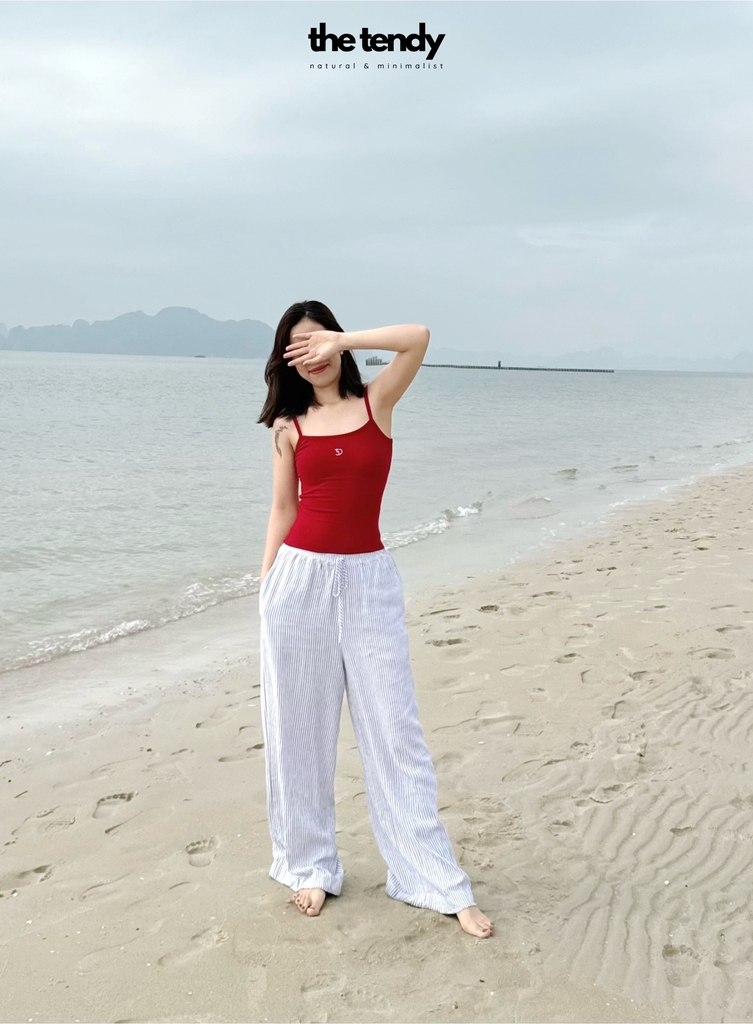 Quần cạp chun linen Lauryn