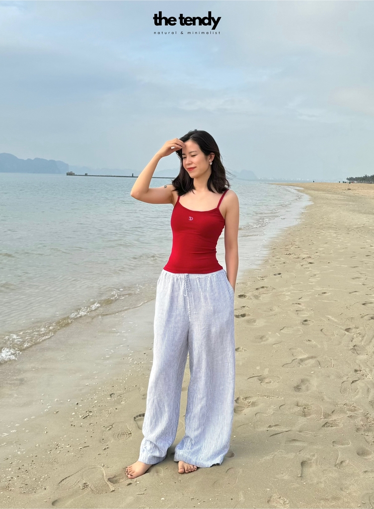 Quần cạp chun linen Lauryn