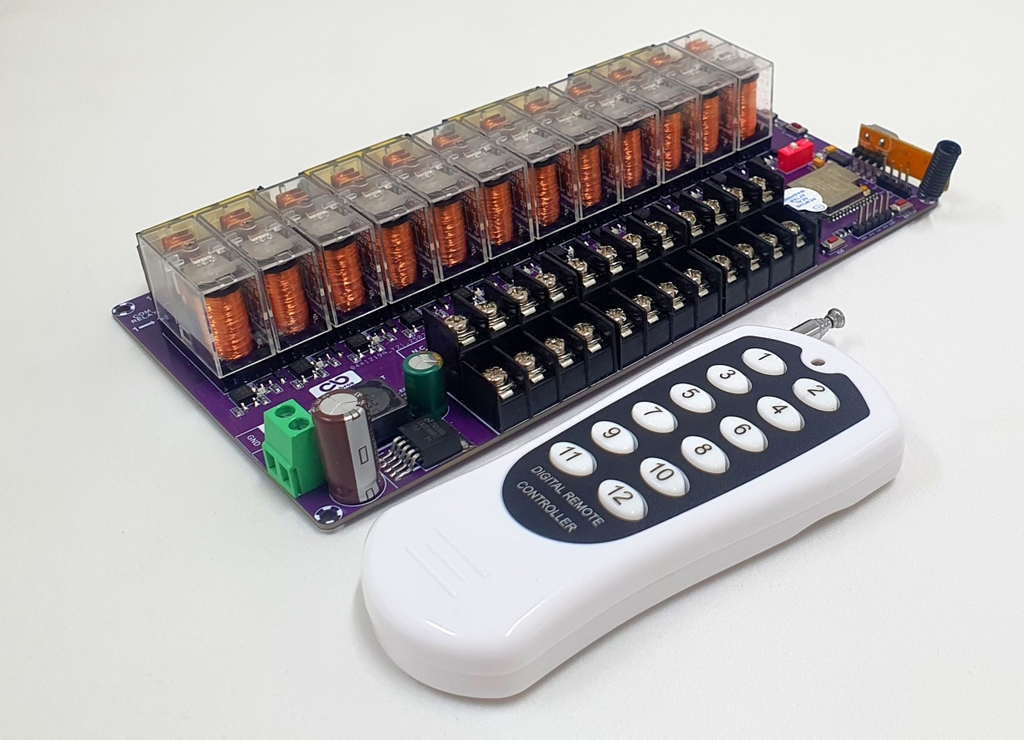 Bộ điều khiển RF 12 kênh