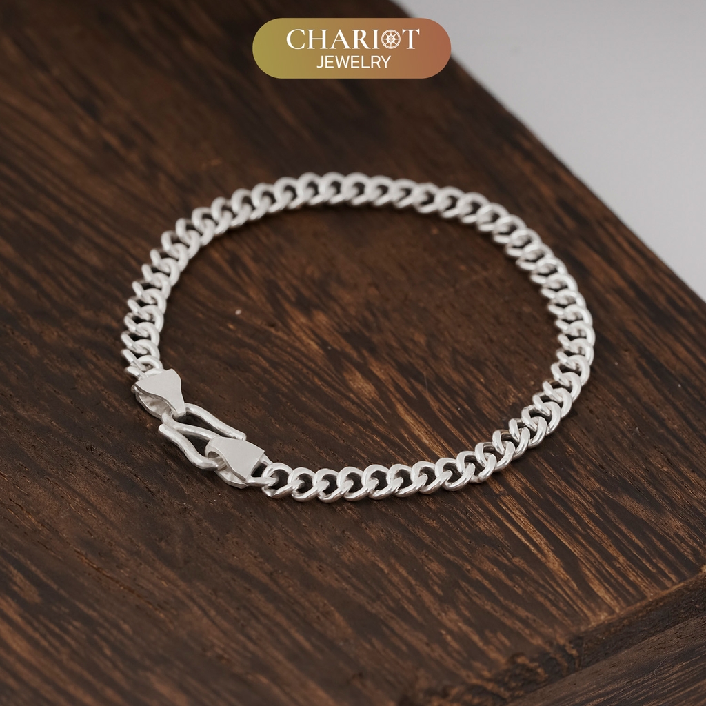 Lắc tay BCJ21 bạc nguyên chất cho bé Chariot Jewelry