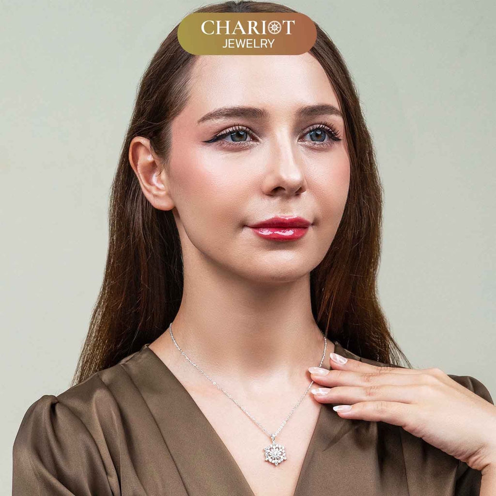 Dây chuyền DCJ31 S925 Magical SnowFlake, quà tặng Valentine ý nghĩa, Chariot Jewelry